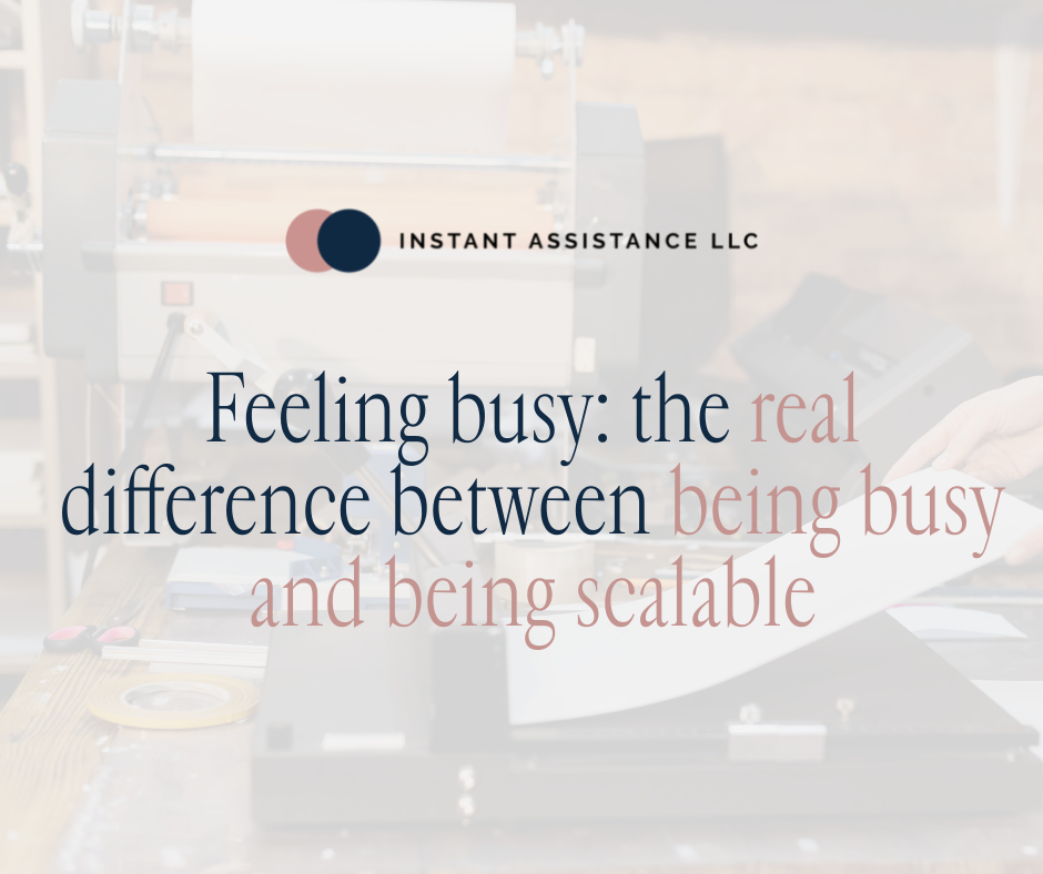 Feeling Busy - how to solve it